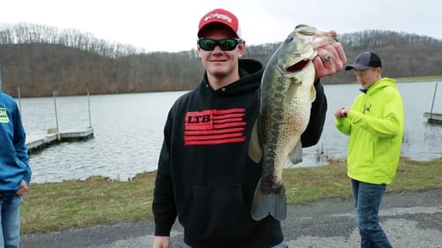 Extreme cold water BASS FISHING