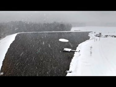 Arctic Snow Storm Creates Big Problems at the 5 Acre Pond!
