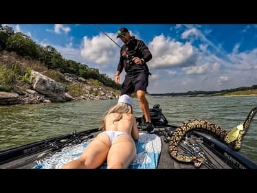 Teaching My Girlfriend How to Bass Fish Then... She Caught a SNAKE! 🐍 (Fishing Gone Wrong!)