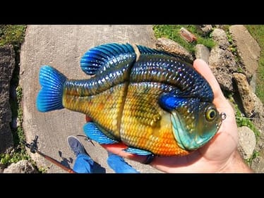 GIANT BLUEGILL SWIMBAIT catches MONSTER BASS!