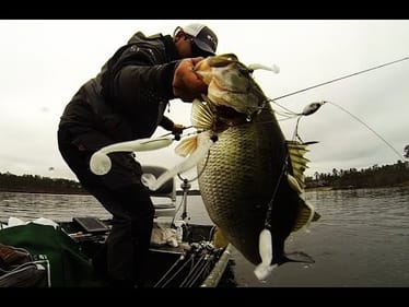 Alabama Rig Doubles and Big Bass Underwater Strikes Caught on Camera.