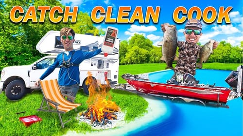 FULL TOUR of JON B's Ultimate TRUCK CAMPER Setup! (Catch Clean Cook)