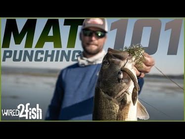 Flipping HEAVY Mats on Lake Guntersville
