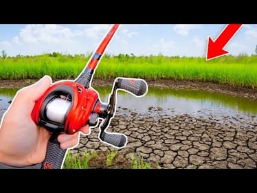 Fishing for GIANT Bass in SMALL Pond! (LOADED)