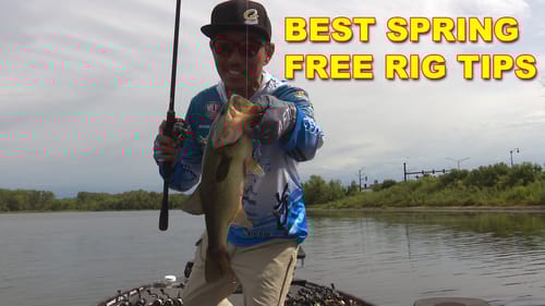 Spring Bass Fishing with the Free Rig with Shin Fukae | Bass Fishing