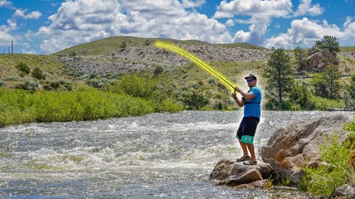 Searching for GIANT Fish in a DANGEROUS River!! (Terrifying Moment)