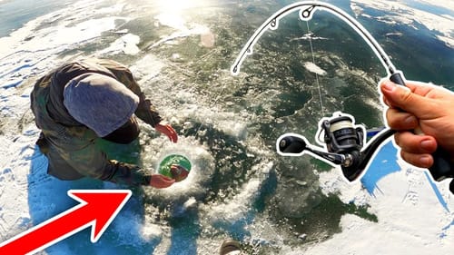 My BIGGEST FISH EVER Through the Ice!! (TROPHY)