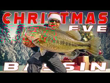 Bass Fishing Unwrapped: Christmas Eve Bass Fishing!