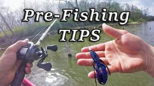 Prefishing For Bass Tournaments! NO HOOK!? - TIPS