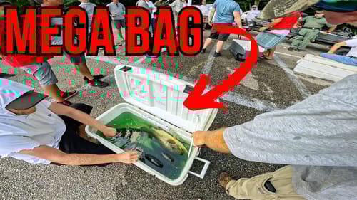 Catching GIANTS In Jon Boat Tournament on Secret Bait || Summer Bass Fishing WIN!!