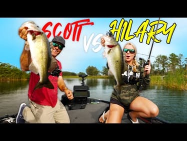 HILARY vs SCOTT MARTIN Fishing Challenge - Can She Beat Me??