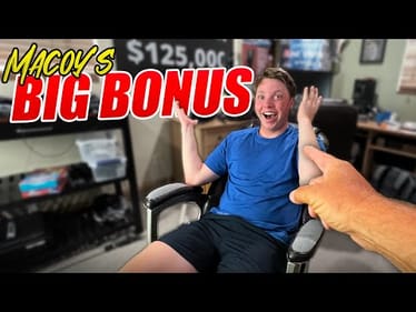 SURPRISING Macoy with His BONUS! (JET BOAT)