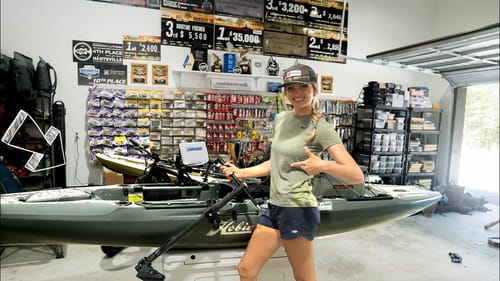 Check Out NEW Hobie Outback Kayak Rig With Top-notch Ffs Mount!