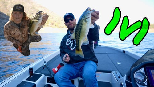 Fall to Winter Bass Fishing Challenge 1v1 | Me vs “The Kid” on Lake Oroville