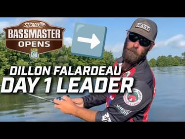 Dillon Falardeau in the driver seat heading into Day 2 at Chesapeake Bay