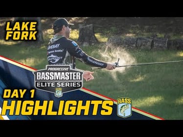 Highlights: Day 1 of Bassmaster ELITE at Lake Fork