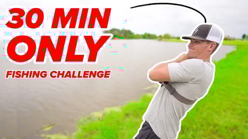 30 Min Pond Fishing SPEED Challenge! (CRAZY RESULTS)