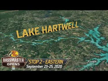 Basspro.com Bassmaster Eastern Open at Lake Hartwell kicks off this week