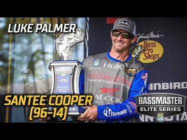 Luke Palmer wins Bassmaster Elite at Santee Cooper Lakes with 96 pounds, 14 ounces
