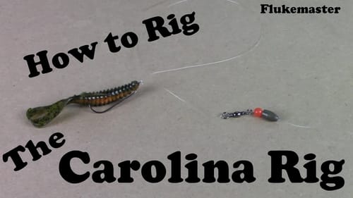 How to Tie a Carolina Rig - Bass Fishing