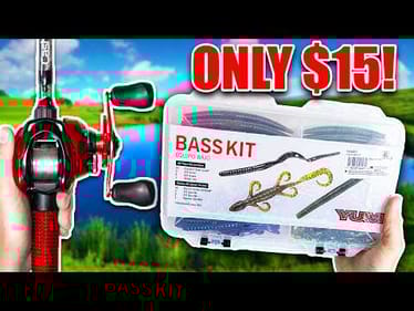I Tried the CHEAPEST Fishing Kit at Walmart - is it a Scam?