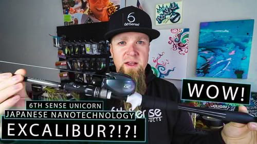 Japanese Graphene Carbon NANOTECHNOLOGY! 6th Sense Fishing UNICORN 7'4"H Fishing Rod Review