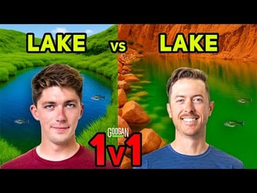 1V1 Googan LAKE VS. LAKE Fishing CHALLENGE (JON B vs LFG)