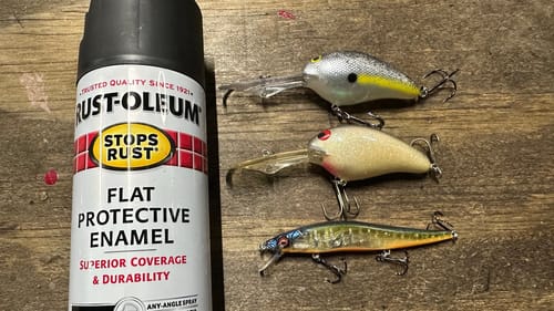 Bass Can’t Resist My Spray Paint Lure Modification Hack…