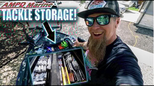 EVERYTHING FITS PERFECT! First Upgrade to the New Boat, AMPD Marine ZX250 Tackle Storage Organizer