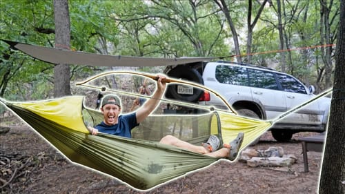 Bushcraft Hammock Camping in Texas Wilderness