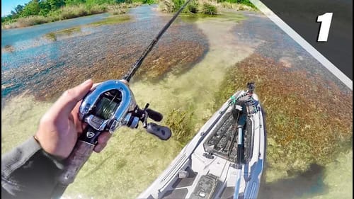 Fishing SUPER Clear River With Topwater Frogs │ Devils River Series Pt. 1