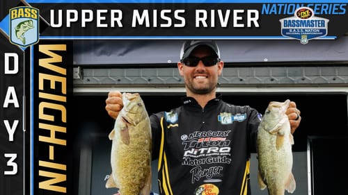 Weigh-in: Day 3 of B.A.S.S. Nation Northern Regional at Upper Mississippi River