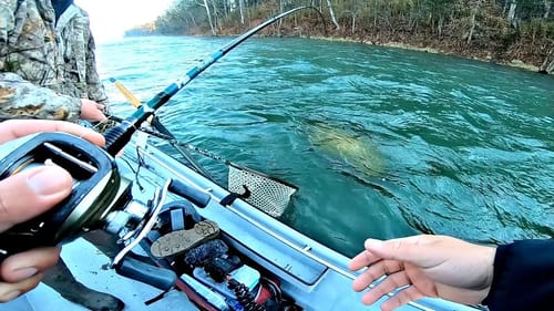 RARE Giant PB Caught from INSANE River Rapids!!!
