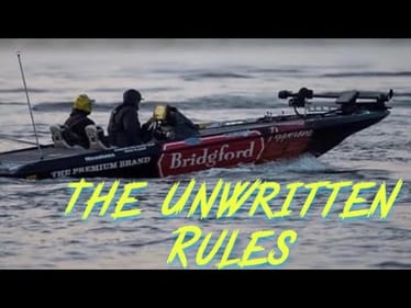 Unwritten Rules Of Tournament Fishing Pros And Co-Anglers Need To Follow…