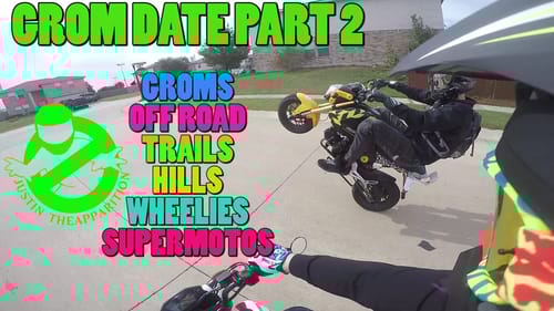 GROM DATE PT. 2, GROMS, DIRT, OFF-ROAD, WHEELIES, HILLS, TRAILS, SUPERMOTOS!!!