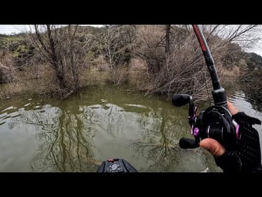 Fishing a flooded California lake (Spilling into the Glory Hole)