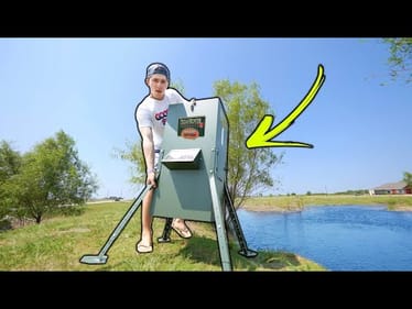 Hand Feeding MONSTER Pet Bass + Installing Mega Fish Feeder!