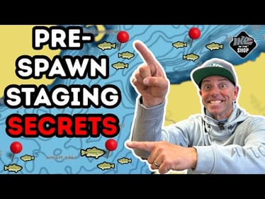 🔥The Secret to Catching Pre-Spawn Bass! 🎯 How to Find Staging Fish  🎣