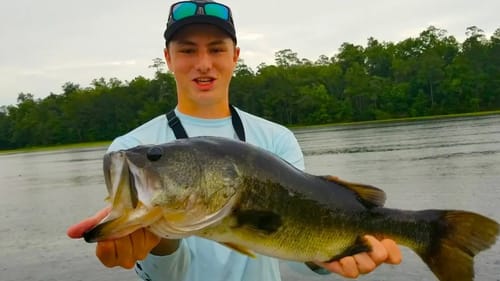 Fishing Backyard Secret Bass Pond!