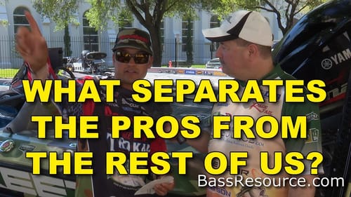 What Separates The Bass Pros From The Rest Of Us? | Bass Fishing