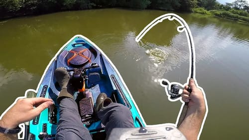 I Caught a NEW PB!!! + NEW KAYAK! (Old Town Topwater 120 PDL Review)