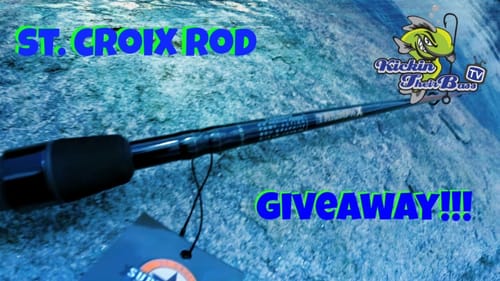 (NEW) Bass Fishing Giveaway!!!  "St. Croix Rod"