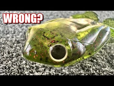 Think You Need Grass to Frog Fish? WRONG