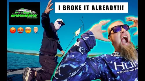 ALREADY BROKE IT! R.I.P. Dobyns Fury 705CB, 6th Sense Divine Swimjig, Googan Baits Flat Banger