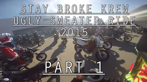 STAY BROKE KREW RIDES OUT FROM CARS & COFFEE - UGLY SWEATER RIDE