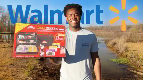 $40 Walmart Bass Fishing Kit Challenge