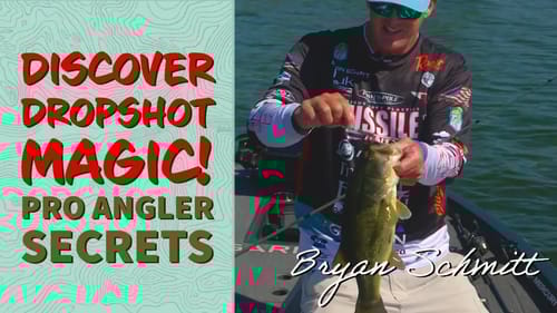 Finesse Fish Thick Grass: Bassmaster Elite Drop Shot Rig Bass Fishing Tips & Strategies