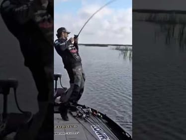 Blaylock flipping in ultra shallow water