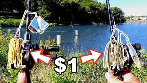 $1 HOMEMADE Spinnerbait & Buzzbait DESTROY Pond Bass!!!