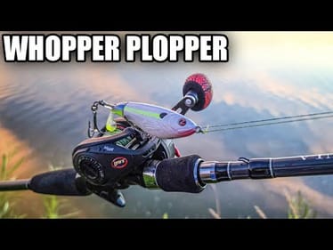 Bank Fishing with a FREE Whopper Plopper (I Made MISTAKES...)